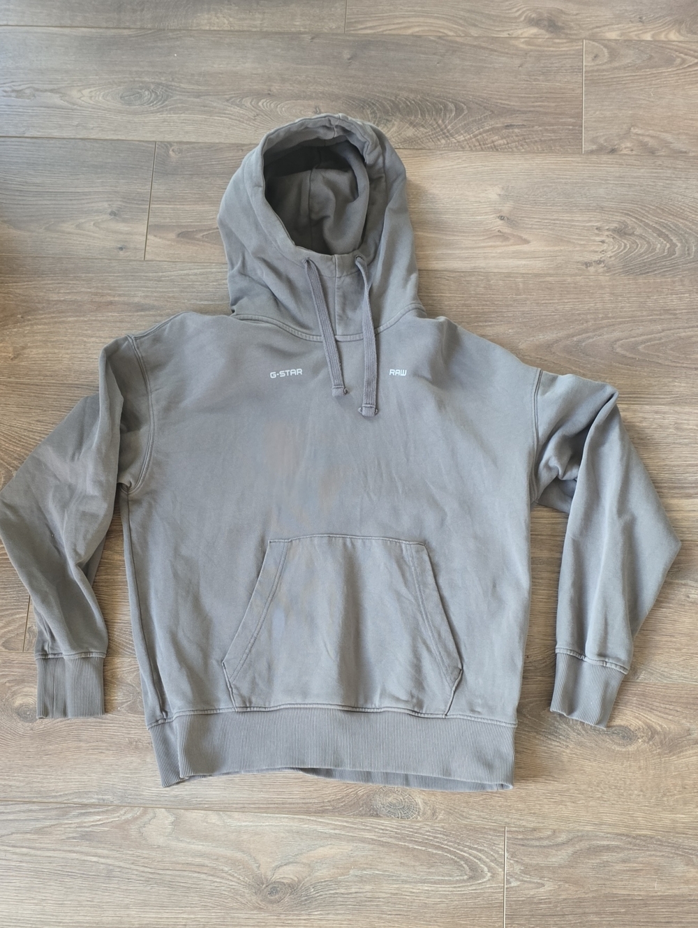 G-Star Raw Men's Slate Gray Hooded Pullover